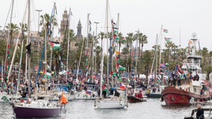 Chileno miembro de flotilla humanitaria que va a Gaza: 
