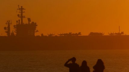 Portaaviones estadounidense USS Nimitz está en Valparaíso para ejercicios con la Armada