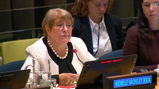 Bachelet en la ONU: Al hablar del genocidio, el silencio no es una opción