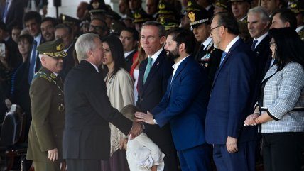 Aniversario de Carabineros reunió a José Antonio Kast y Gabriel Boric