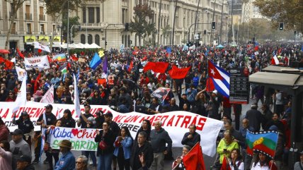 La primera marcha del Día de los Trabajadores bajo el Gobierno de Kast