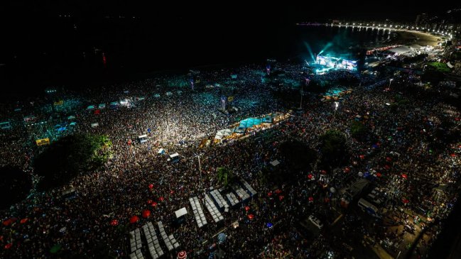 Shakira, la primera latina en hacer historia en Copacabana con 2 millones de personas