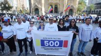 Venezolanos en Chile protestaron por libertad de presos políticos