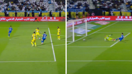   [VIDEO] ¡Le regaló el gol! El insólito error defensivo que levantó sospechas en Arabia 