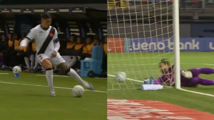   [VIDEO] A los cinco minutos: El insólito autogol de Alan Saldivia para el 1-0 de Audax ante Vasco 