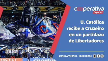   Cooperativa Deportes: U. Católica recibe a Cruzeiro en un partidazo de Libertadores 