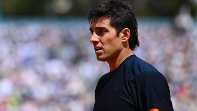 Cristian Garin se despidió del Masters de Roma tras caer ante Alejandro Davidovich