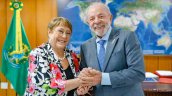 Lula se reunió con Bachelet y ratificó respaldo de Brasil para liderar Naciones Unidas