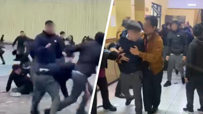 En libertad quedaron los 17 alumnos que protagonizaron violenta pelea en liceo de Talcahuano