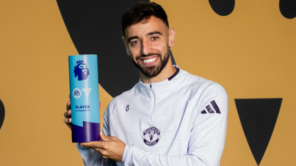   Bruno Fernandes fue elegido como el mejor jugador de la temporada en la Premier League 
