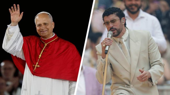 El papa se reunió con Bad Bunny y su familia en el Santiago Bernabéu