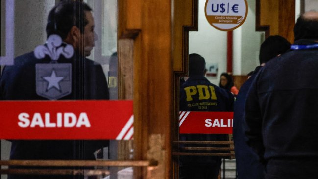 Operación Tokio: PDI allanó sucursal de BancoEstado por nexos con el Tren de Aragua