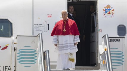   León XIV llegó a Barcelona para su visita de dos días a Cataluña 