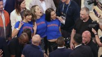 NBA: Taylor Swift encabezó la celebración en triunfo clave de Knicks ante Spurs