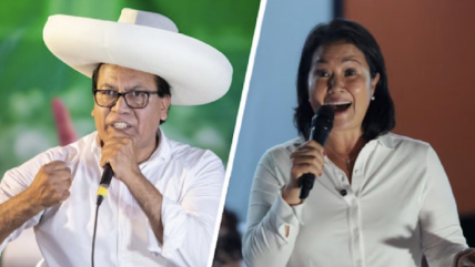 Perú: Fujimori mantiene leve ventaja con más del 98 por ciento escrutado