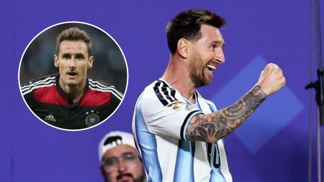Miroslav Klose: Messi es bienvenido a romper mi récord, es un genio