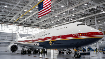   Los lujos del nuevo Air Force One de Trump, donado por Catar 