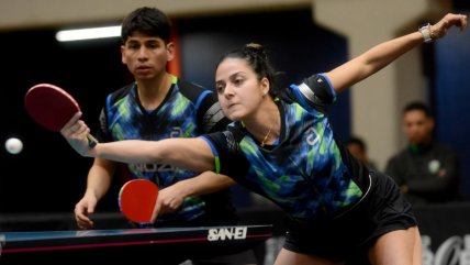   Gustavo Gómez y Daniela Ortega se quedaron con la plata en el Sudamericano de tenis de mesa 