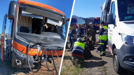   Choque frontal deja dos muertos y seis heridos en ruta entre Casablanca y Cartagena 