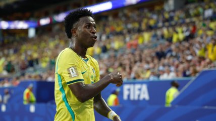   Vinicius estiró la ventaja de Brasil con un cabezazo ante Escocia en Miami 