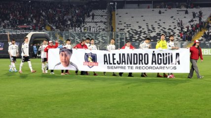   Colo Colo rindió homenaje a Alejandro Aguila, niño asesinado en San Bernardo 