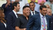 ¡Una constelación! Históricas estrellas del fútbol presenciaron el triunfo de Brasil ante Escocia