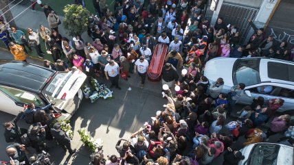   Familiares y cercanos despiden a Alejandro Águila, el pequeño asesinado en una encerrona 