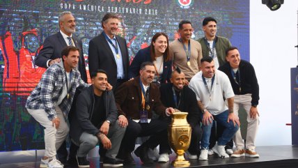   Con presencia de Pizzi: ANFP homenajeó a campeones de la Copa América Centenario 