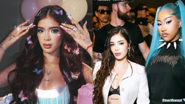 Chilena Katteyes posó junto a la hija de Kim Kardashian en el Paris Fashion Week