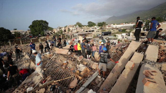 Venezuela recibió a más de 1.600 rescatistas para atender a víctimas de los terremotos