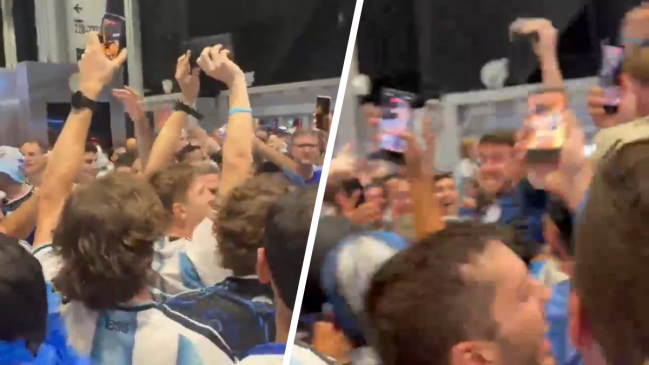 [VIDEO] Se celebró como un título: La búsqueda por hincha argentino que perdió su billetera