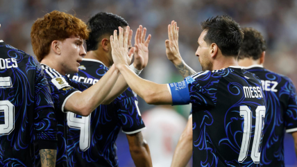   Messi llegó a siete partidos consecutivos anotando en Copas del Mundo en el triunfo sobre Jordania 