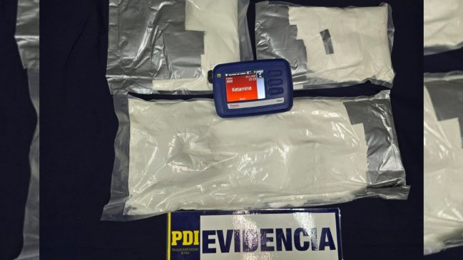 PDI detuvo en el aeropuerto de Arica a sujeto que transportaba tres kilos de ketamina