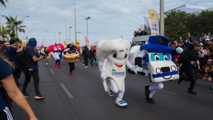  Carrera de corpóreos congregó a miles de espectadores en Antofagasta 