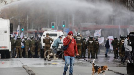   Manifestación de la Confusam por recortes en salud terminó en incidentes 