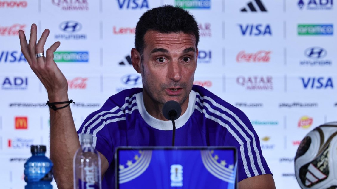 Scaloni sacó el tema Malvinas de la semifinal con Inglaterra: 