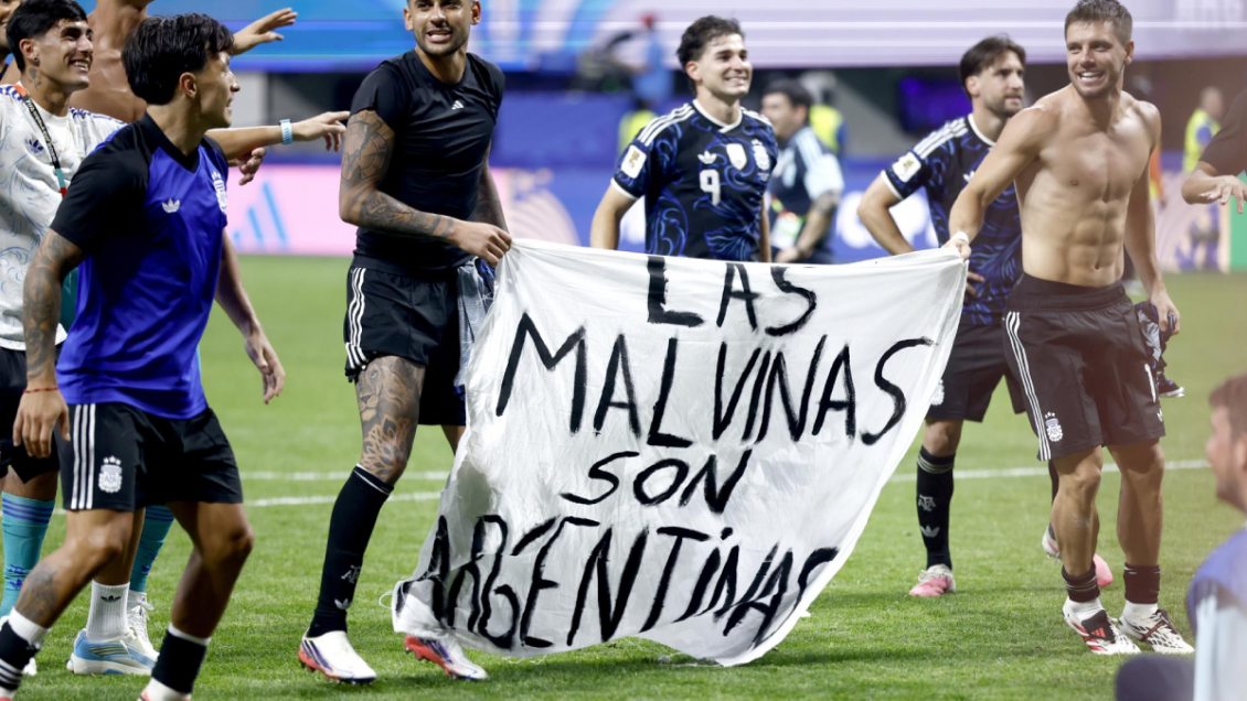 Medio español: Sanción a Argentina por lienzo sobre Malvinas llegará tras el final del Mundial