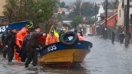   Sistema frontal en Chile: marejadas, cortes de luz y evacuaciones en la zona centro sur 