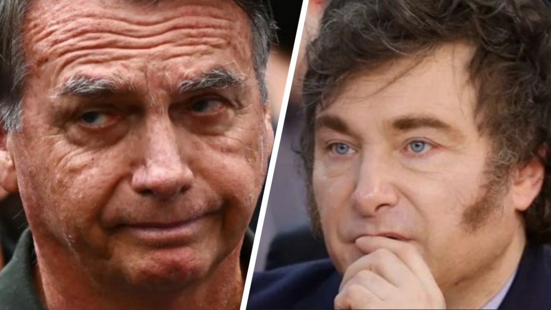El Supremo de Brasil negó a Milei visitar a Bolsonaro en prisión domiciliaria