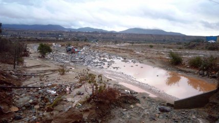   Los daños provocados por el sistema frontal en sector El Islón de La Serena 