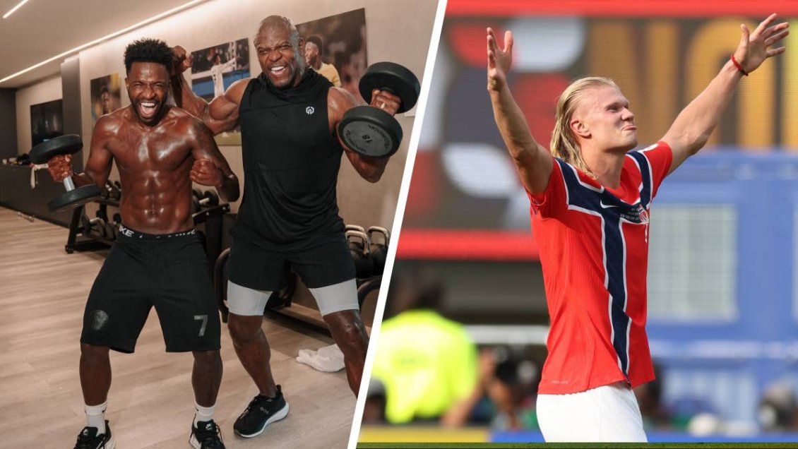Vinícius invitó a Haaland a pasar sus vacaciones junto a Terry Crews