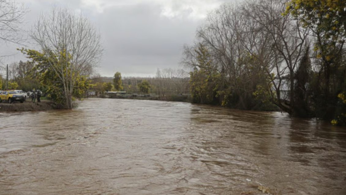 Maule: Declaran alerta amarilla por crecida del Río Lircay en San Clemente y Talca