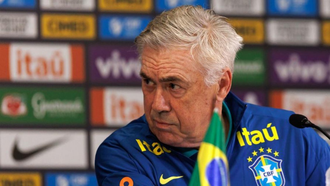 Carlo Ancelotti anunció su renovación con la selección de Brasil