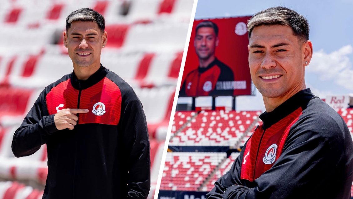 Felipe Mora fue oficializado como nuevo refuerzo de Atlético de San Luis