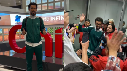   ¡Como un rockstar! Vozinha arribó a Chile para sellar su vínculo con Colo Colo 
