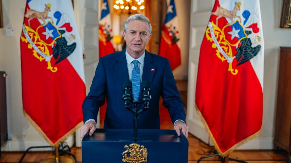 Kast presentó en cadena nacional su 