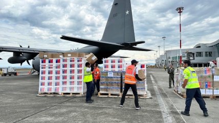   Chile envió ayuda humanitaria a Colombia tras el terremoto de 7,4 