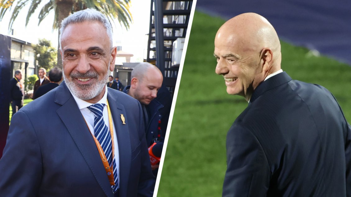 Pablo Milad comprometió su apoyo para la reelección de Gianni Infantino en la FIFA