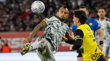  Arturo Vidal calentó el Superclásico: 
