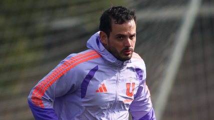   ¿Estará para el Superclásico? Octavio Rivero volvió a entrenar con sus compañeros en la U 
